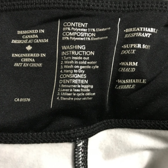 HARRICANA Boho Patterned Yoga Pants Leggings L Athletic Super Soft - Picture 5 of 5